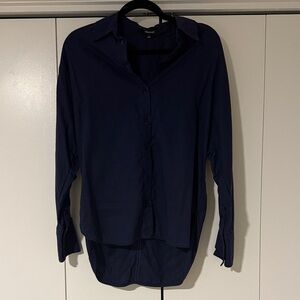 Madewell Deep Blue Collared Shirt